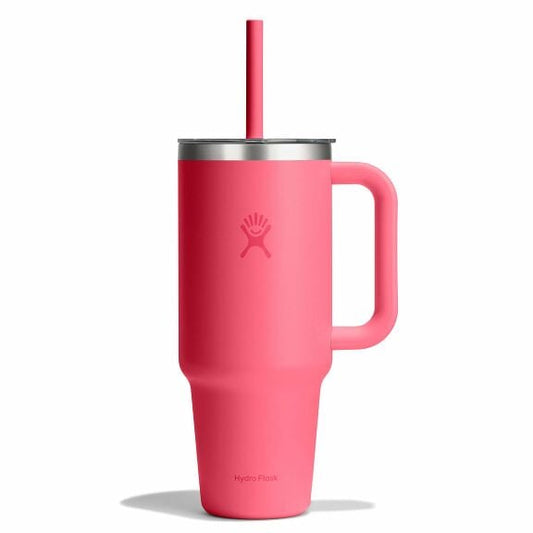 40-oz-travel-tumbler-v0 tt40pscc668-40-oz-travel-tumbler-clear-lid-popstar-pink-straight.jpg